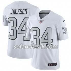Oakland Raiders Tröjor Bo Jackson 34 Nike Silver - Herr